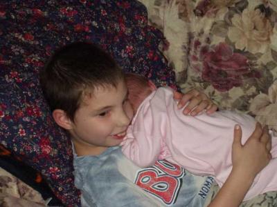 Michael holding Jessica