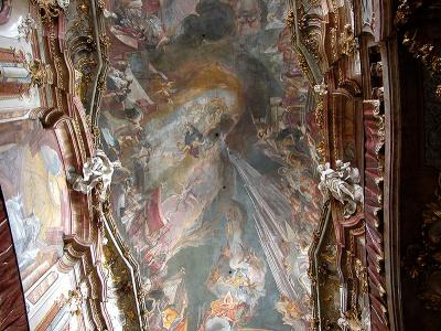 ceiling of the Asamkirche