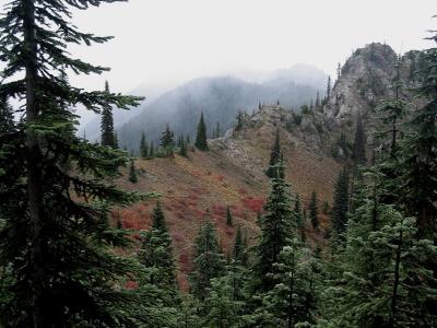 Crossing Back into Knox Creek Basin