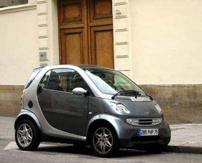 Smart car marketed by Mercedes-Benz