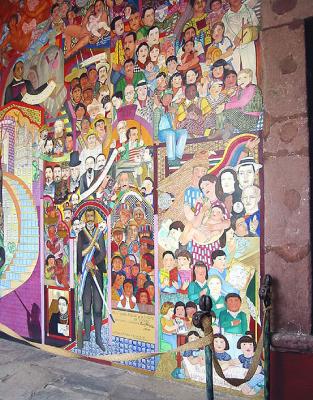 depicting the history of Mexico