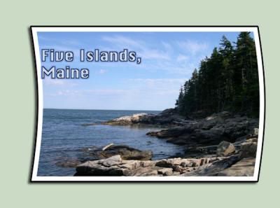 Lesson 5,    Postcard of Maine