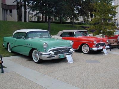 55 Buick and Chev
