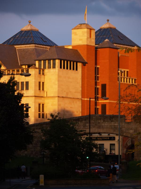 York at sun down