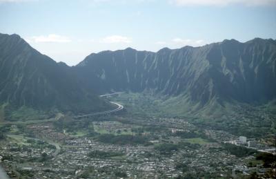 33-Kaneohe, Haiku Valley, the H-3 freeway