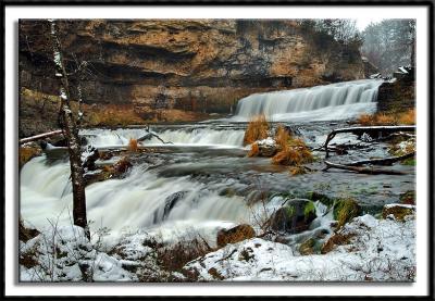 Wintry Willow Falls