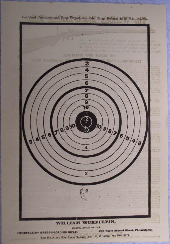 Original Wurfflein Paper Target