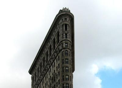 Flat Iron Building at 23rd & Broadway - Detail