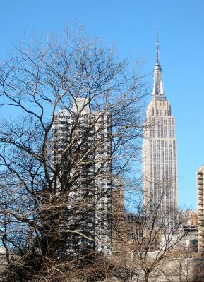 Empire State Bldg from 1st Ave  33rd Street
