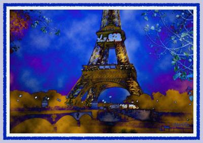 Paris in the Blue