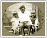 Ivan Szaryj and grand-daughters Ania and Magda