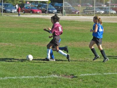 she scores! (not really)