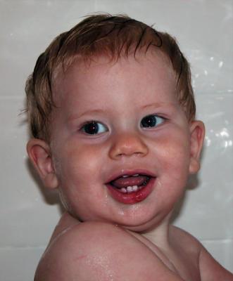 Ethan in the Tub