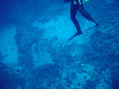 Underwater Moai