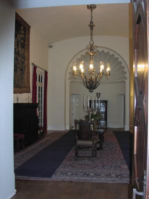 Interior of DeGolyer House at Arboretum