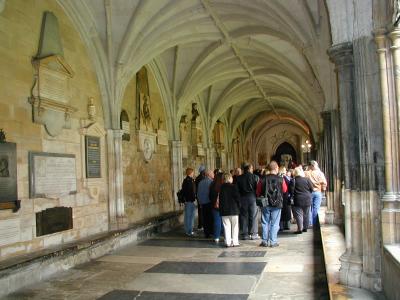 Westminster Abbey, cloisters - March 21, 2002