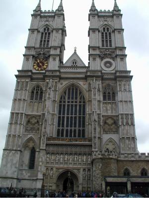 Westminster Abbey, front - March 21, 2002