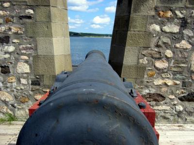 Down the cannon's barrel