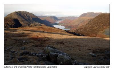 Buttermere & Crummock Water from Brandreth