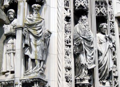 Detail - Facade, Lausanne Cite Cathedral