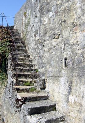 Stone Steps to a Vineyard, Grandvaux