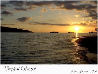 Tropical Sunset - December 15-04