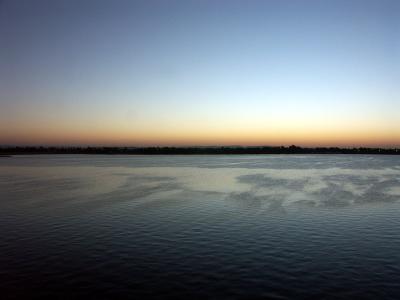 Waiting for sunrise on the Nile