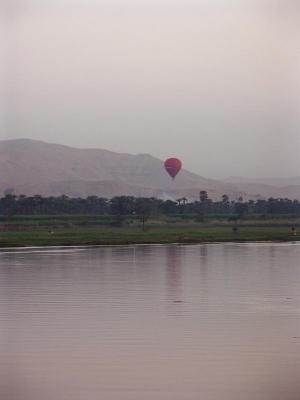 Early morning ballooning on the Nile