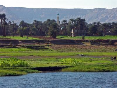 Minaret overlooking the Nile