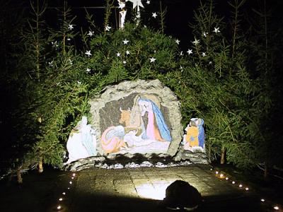 Turnhout (Belgium) Kerstmis 2000 in het Begijnhof
