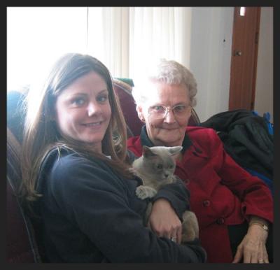 Angie and Grandma (and Lilly)