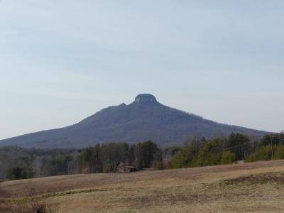 Pilot Mountain in the early March.