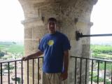 Alex up in the tower