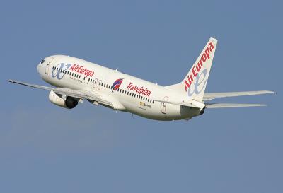 Spanish Charter Airline Air Europa flies to some of the Spanish holiday islands during the summer months
