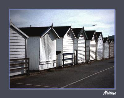 Beach Huts at Lyme Regis