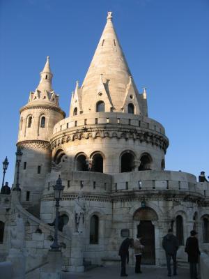 Fisherman Bastion on foot of Castle Hill