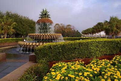 Waterfront Park Pineapple Fountain