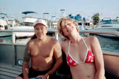 Pete & Shauna on Manta Ray Dive