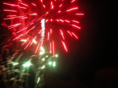 The Needles, Fireworks