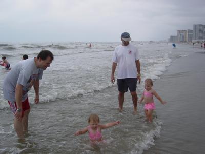 Daddy, Reagan (sitting down), Mr. Jay, and Rory