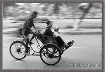 Riding in a cycle