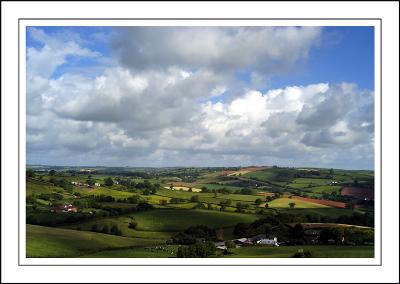 Patchwork fields, Mid-Devon