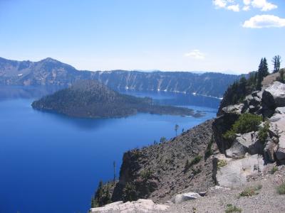 First Look at Crater Lake + the cinder cone