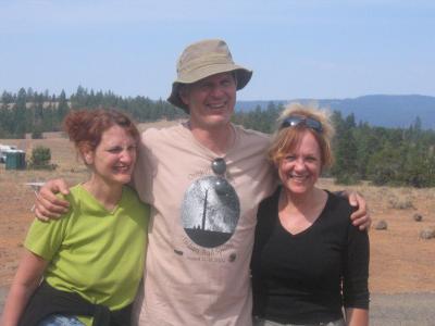 Howard Banich with his wife Judy and sister Maryanne