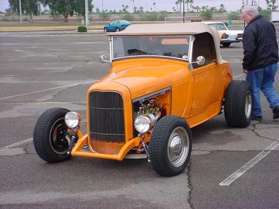 orange roadster