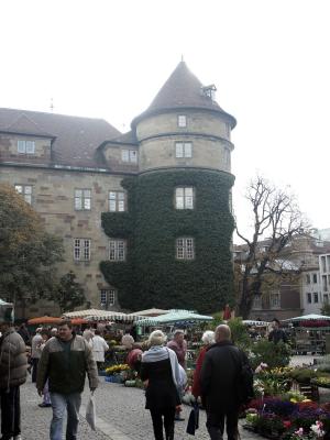 Old Castle and Flower Market