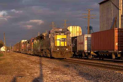 CSX 7632W at Mazon, IL