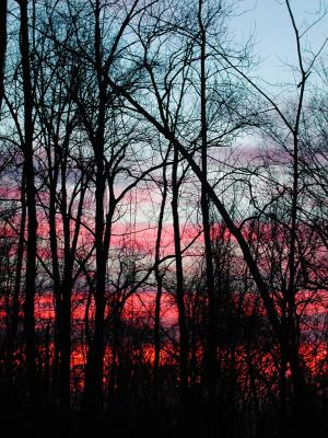 Sunset on Mountain Mist Trail, Huntsville, AL