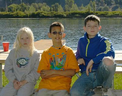 Carly, Sam & Chris on the Snake River