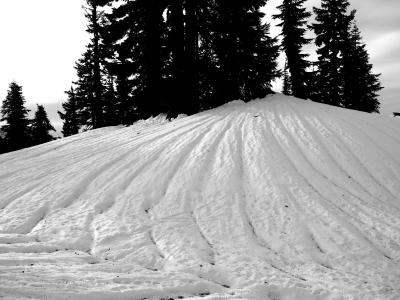 its diamond shaped peak, to the north,